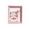 Portarretrato rosado pastel con borde blanco - Imagen 4