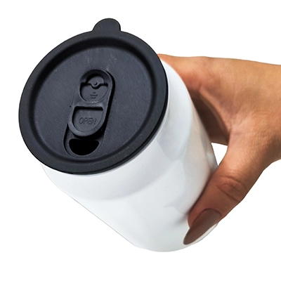 Termo Botella Sublimable 300 ml – Blanco Compacto | Ideal para Personalizar