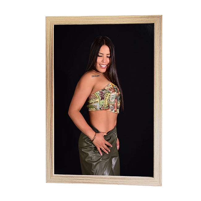 Portarretrato Madera Clara Natural