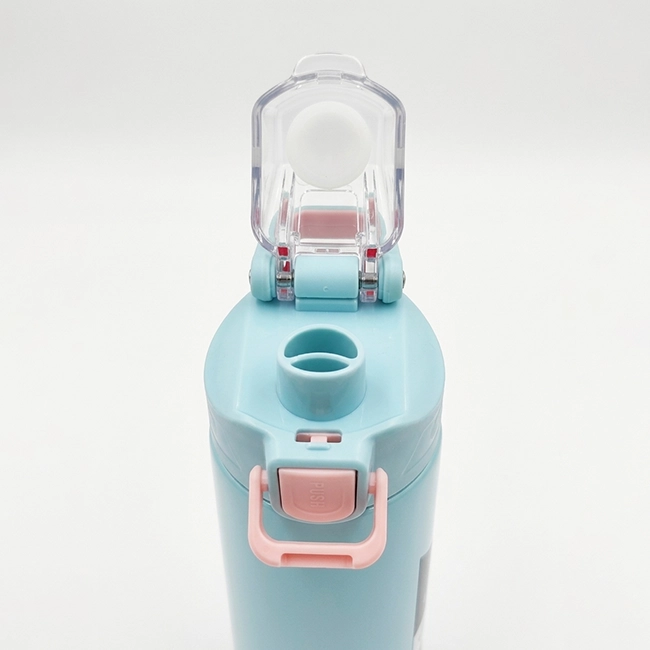 termo 750 ml personalizado en colores lila rosado y azul