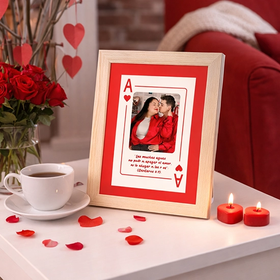 Portarretrato Amor en Carta